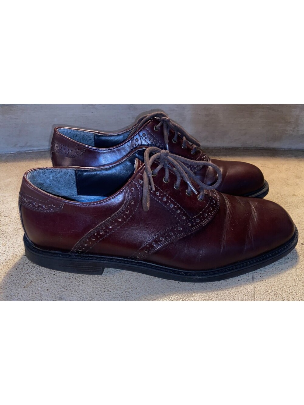 NUNN BUSH - Oxblood & Brown Leather Oxford Dress Shoes, 84046-200 Mens 11 M